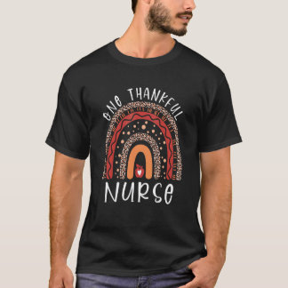 T-shirt Léopard Arc-en-ciel Une Infirmière Reconnaissante