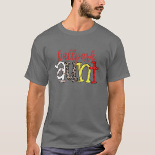 T-shirt Léopard Ballpark Tante Fière de baseball Tante de