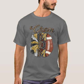 T-shirt Leopard Cheval Maman Et Football Maman Jeu Drôle J