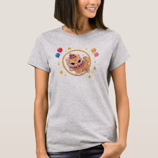 T-shirt Léopard Curieux Kawaii Animaux de Safari Mignons