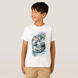 T-shirt Léopard de neige