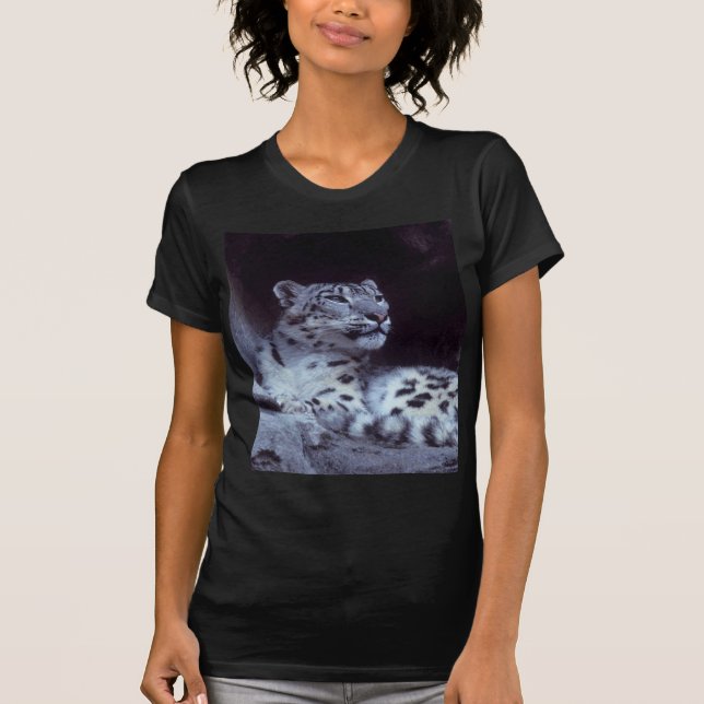T-shirt Léopard de neige (Devant)