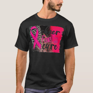 T-shirt Léopard de sensibilisation au cancer du sein