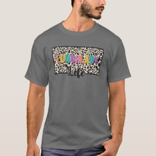 T-shirt Léopard Déjeuner Lady Life Appréciation Retour À S