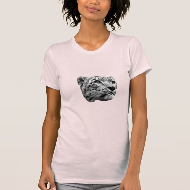 T-shirt Léopard des neiges (Devant)