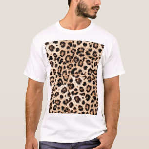 T-shirt Leopard Design Motif : Wild Elegance.