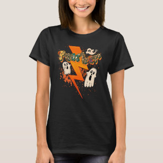 T-shirt Leopard Enseignant Éclair Boulon Retour À Sc