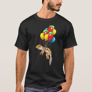 T-shirt Leopard Gecko Avec Balloons Cadeau