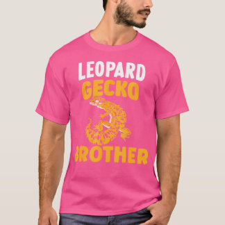 T-shirt Leopard Gecko Frère Lizard Reptile Lizards Leopa