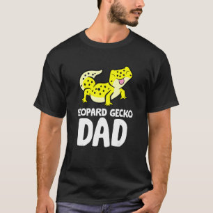 T-shirt Leopard Gecko Papa Lizard Reptile Père Leopard Ge