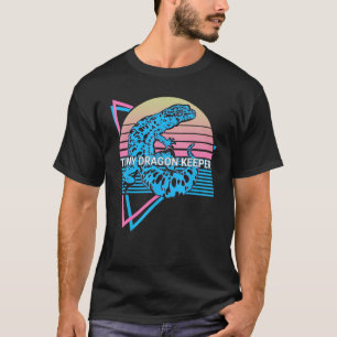T-shirt Léopard Gecko Rétro Tiny Dragon Keeper