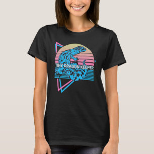 T-shirt Léopard Gecko Rétro Tiny Dragon Keeper