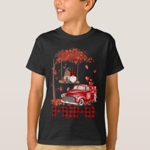 T-shirt Leopard Gnome MiMi Red Truck Heart Tree Valentine'