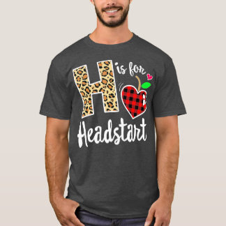 T-shirt Leopard Leopard Premier Jour Plaid Back School