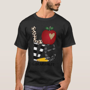 T-shirt Léopard Love Librairie Vie Retour À L'École
