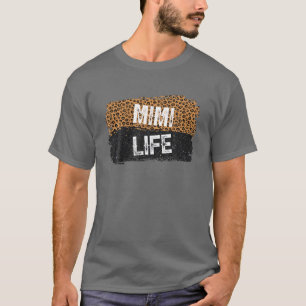 T-shirt Leopard Mimi Life, Mom Life, Mother's Day 2022