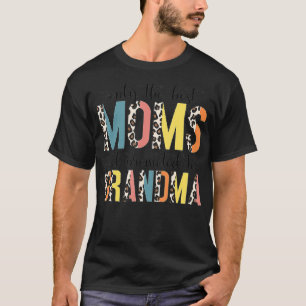 T-shirt Leopard Motif Seulement Les Meilleures Moms Sont P