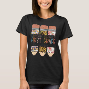 T-shirt Leopard Pencil, Enseignant De Première Année De Re