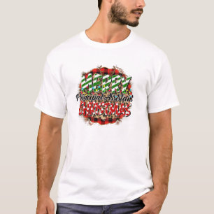 T-shirt Leopard Plaid Joyer principal adjoint Noël