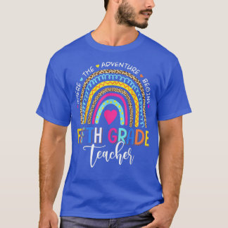 T-shirt Leopard Rainbow Cinquième Classe Où L'Aventure Soi