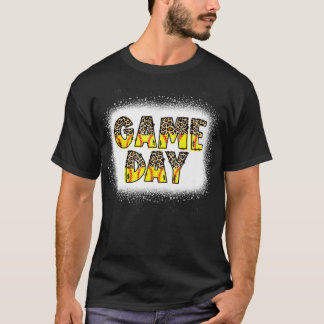 T-shirt Leopard Softball Jour Vibes Softball Maman Softbal