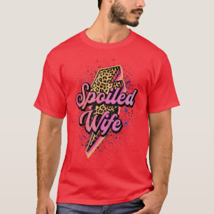 T-shirt Leopard Spock Éclair Éclair Épouse Pays Occidental