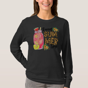 T-shirt Leopard Sweet Summer Time I Love Summer Beach Vac