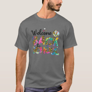 T-shirt Leopard Tie Dye Bienvenue À L'École Professeur Stu