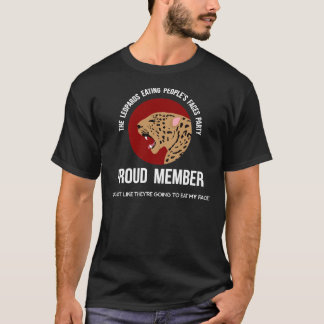 T-shirt Leopards Manger les gens&x27 ; s Faces Party Class