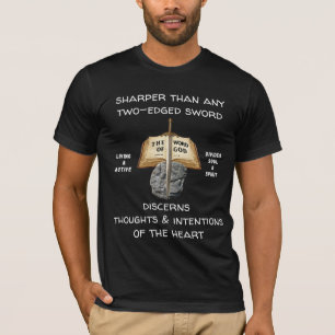 T-shirt L'épée apologétique du Seigneur Écriture