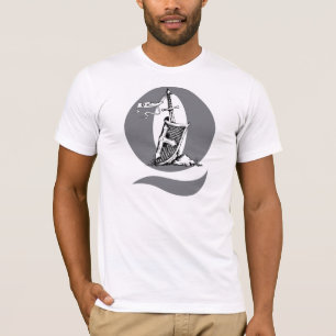 T-shirt L'épée, et chemise de bannière de vol de boucli