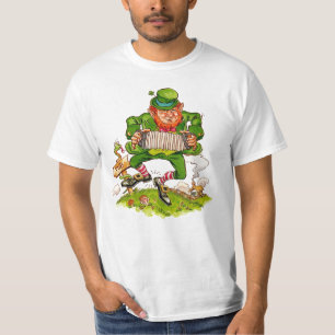 T-shirt Leprechaun Dancing a Jig, Bonne St. Patrick's Day