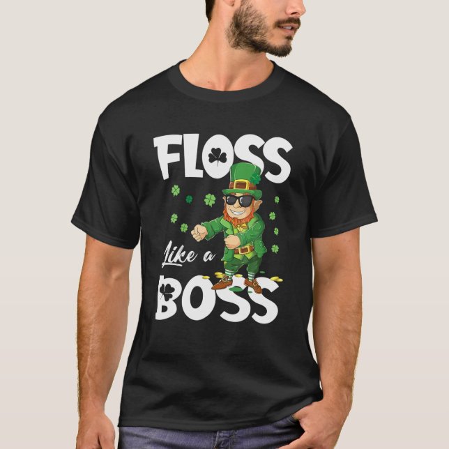 T-shirt Leprechaun Floss Comme Un Garçon T Jour de la Sain (Devant)