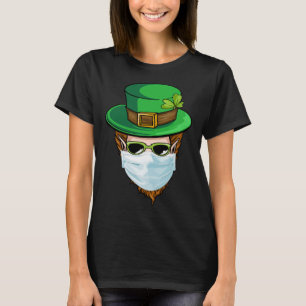 T-shirt Leprechaun Masque Visage Joyeux St Patrick's Day 2