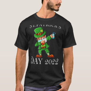 T-shirt Leprechaun Porte Masque Drôle Saint Patrick Jour S