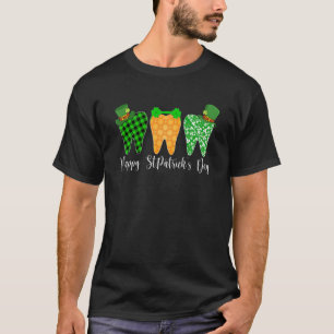T-shirt Leprechaun Shamrock dentaire St Patrick Dentiste d
