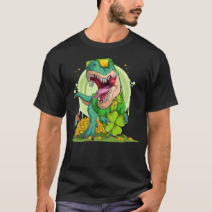 T-shirt Leprechaun T-Rex St. Patrick's Day