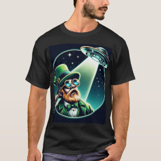 T-shirt Leprechaun ufo