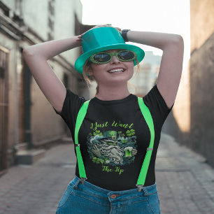 T-shirt Leprechaun Whimsical Savourer Un Froid