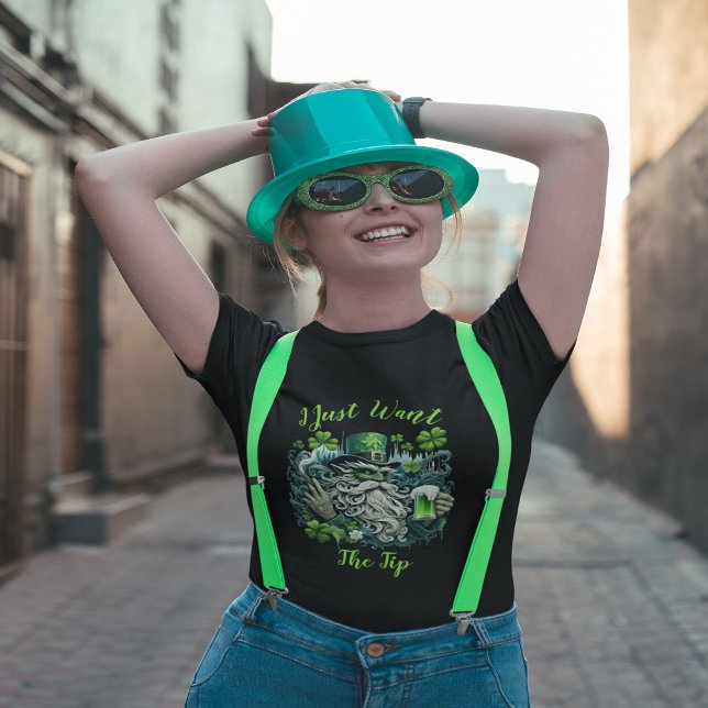 T-shirt Leprechaun Whimsical Savourer Un Froid (Créateur téléchargé)