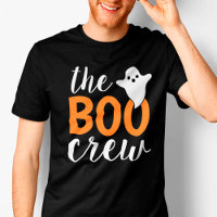 L'équipage Boo Orange Fantôme Hommes Halloween