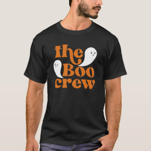 T-shirt L'Équipage Boo Orange Halloween Famille T-Sh Corre