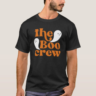 T-shirt L'Équipage Boo Orange Halloween Famille T-Sh Corre