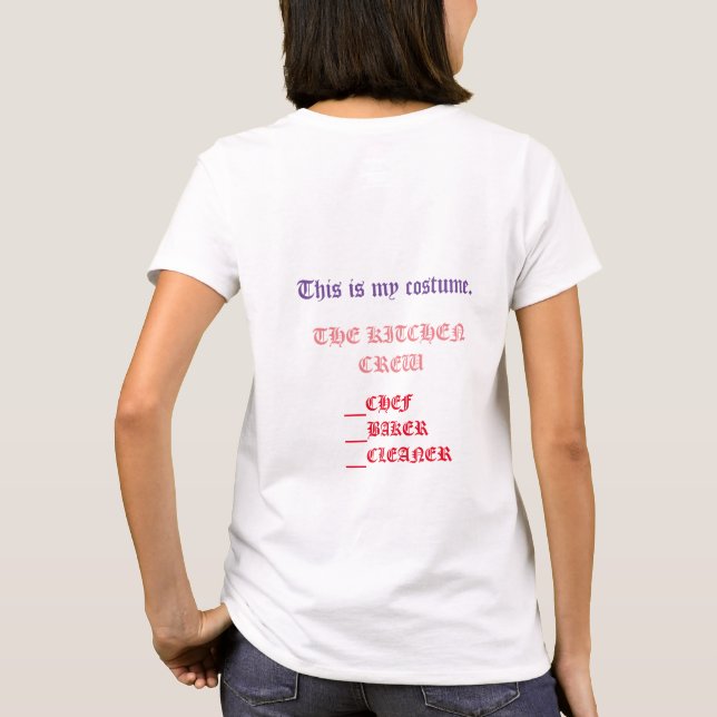 T-SHIRT L'ÉQUIPAGE DE CUISINE (Dos)