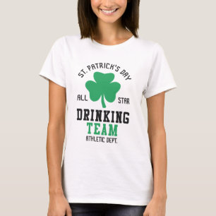 T-shirt L'équipe de boisson de la Saint-Patrick