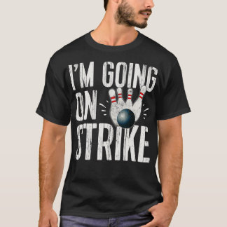 T-shirt L'Équipe De Bowling Drôle Se Déroule Sur Des Éping