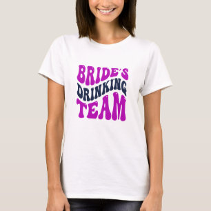 T-shirt L'équipe de buveuses de la mariée