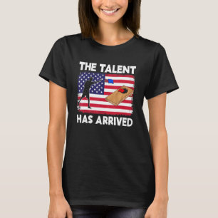 T-shirt L'équipe de Cornhole The Talent Has Arrived Sac de
