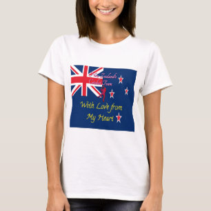 T-shirt L'équipe de cricket néo-zélandaise : L'amour de mo