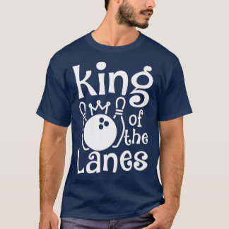 T-shirt L'Équipe De Gagnants De La Grève King Of The Lanes